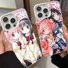 Популярная Аниме Девушка Посеребренный Внутри Чехол Для Телефона Для iPhone 17 16 15 14 11 12 13 Pro Max Plus X XR XS Max Цветной