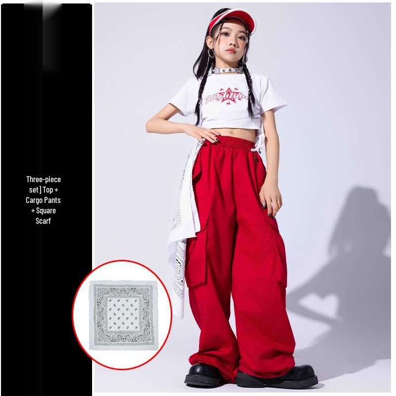 Hip Hop Style Street Dance Costumes for Kids: Trendy Summer Jazz Dance Outfits for Boys and Girls