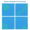 Шаблон Инструменты для рисования Гибкий силиконовый коврик Трафареты для 3D-ручек Коврик для 3D-ручки Коврик для 3D-печати