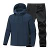 Комплект из мягкой куртки на весну и осень, ветрозащитный водонепроницаемый костюм для отдыха и рыбалки для мужчин