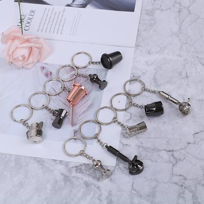 Креативный кофейный брелок с ручкой для кофе, брелок для ключей, портативные аксессуары для кофе, подарок