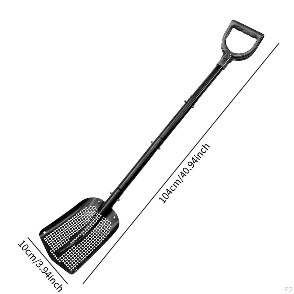 Просеиватель песка, ковш-копатель с ручкой, прочный, эргономичный совок для курятника