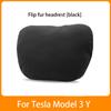 For Tesla Model 3 Model Y Car Seat Headrest Neck Pillow Model S Model X Soft Comfort Memory Cushion Protect Cover Accessories