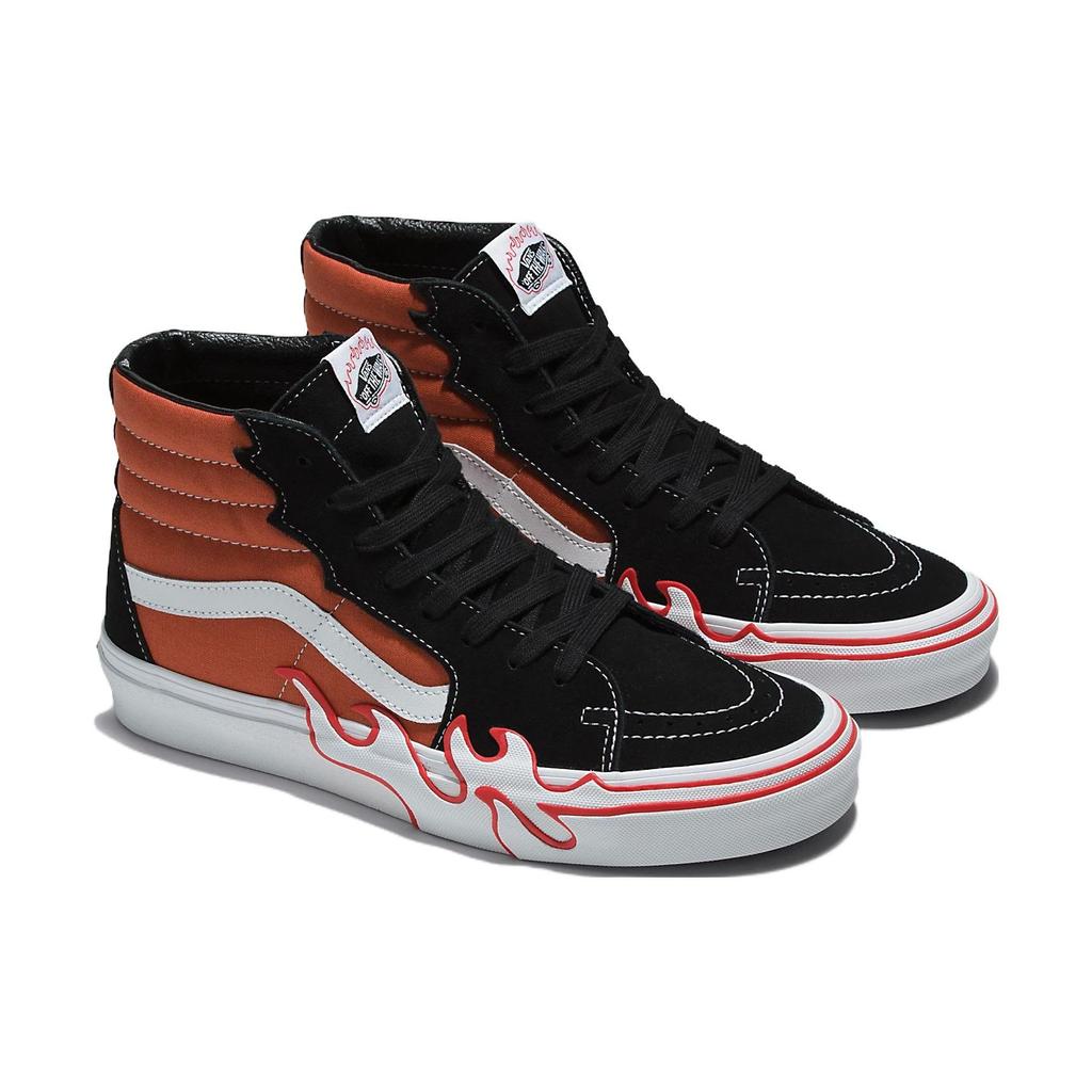 Vans Sk8-Hi Flame - Охра жжёная Унисекс Кроссовки Красные VN0005UJGWP