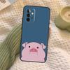 Мультяшный чехол-поросенок для Samsung Galaxy A16 A33 A36 A56 A26 A15 A55 A53 A35 A22 A32 A52 A54 A34 A14 A05 A06