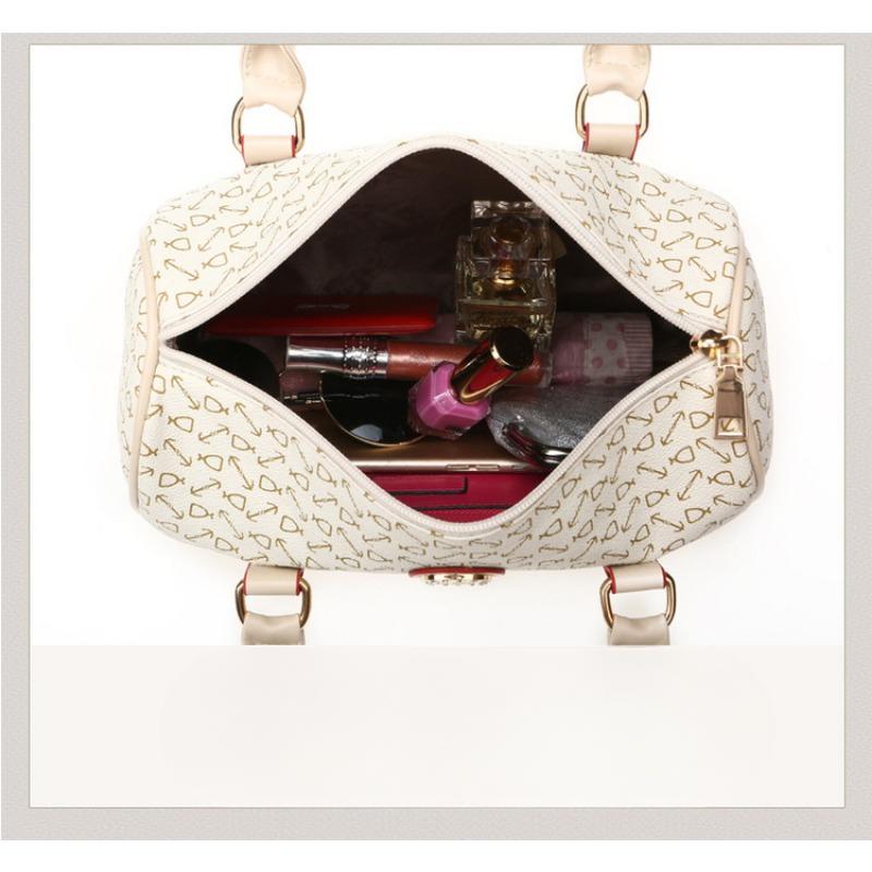 2024 Новая модная сумка из пяти частей класса люкс на одно плечо с большой вместимостью из кожи с дизайнерским дизайном