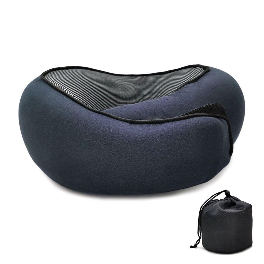 U-shaped Travel Neck Pillow Adjustable Camping Sleeping Cushion New Memory Foam Pillow