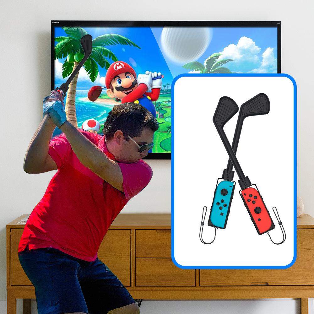 Switch Sports Accessories Bundle10 в 1 Семейный комплект аксессуаров для спортивных игр 2022: Футбольные ремни для ног, клюшки для гольфа Mario, браслеты Just Dance