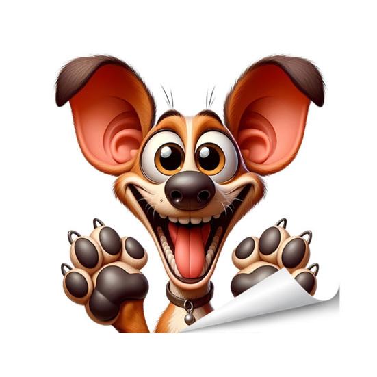 Статические наклейки на окна Смешные мультяшные животные Многоразовые наклейки на окна Водонепроницаемые Съемные наклейки для комнаты Офиса Дома Стеклянных дверей Декор окна