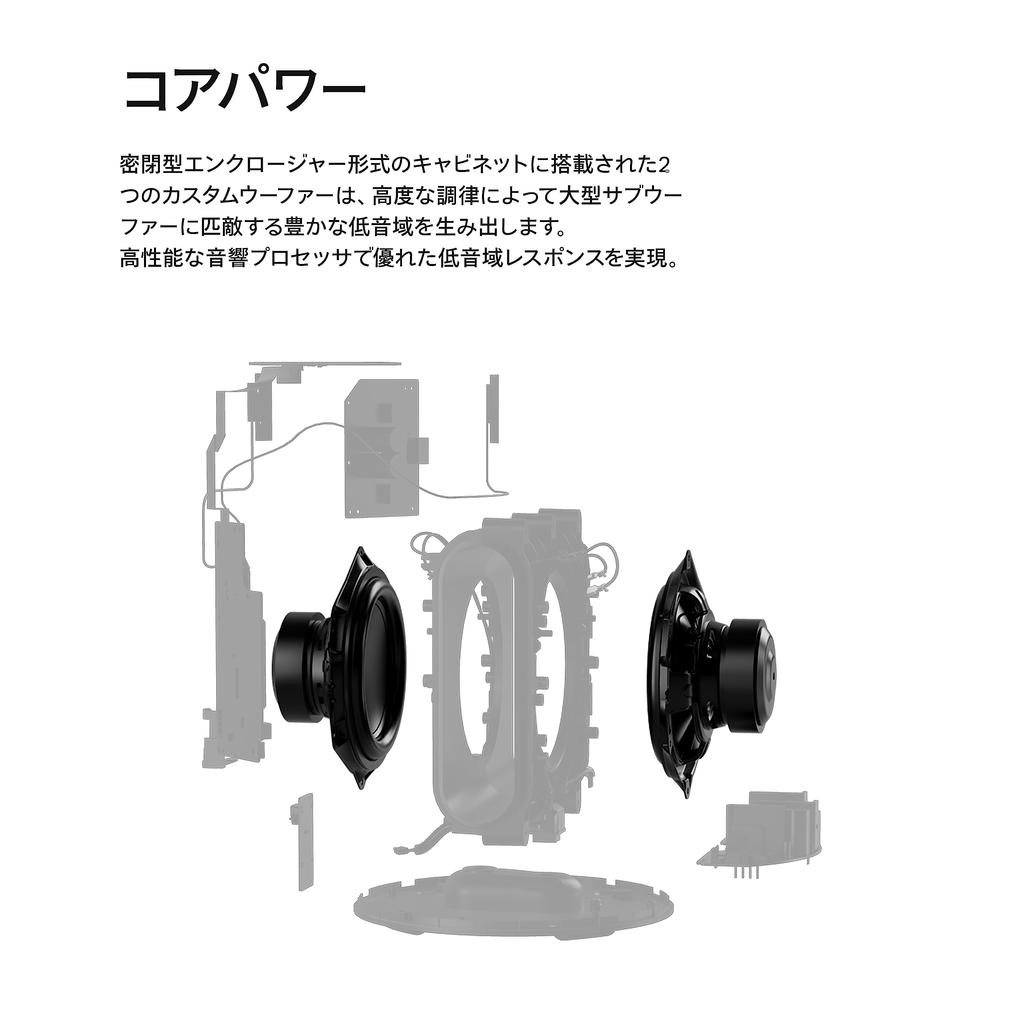 Sonos Sub Mini Mini Subwoofer Immersive Sound Wifi Compatible Black SUBM1JP1BLK