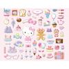 Sanrio Characters Cake House Sticker Hello Kitty, a Popular Character In Korea