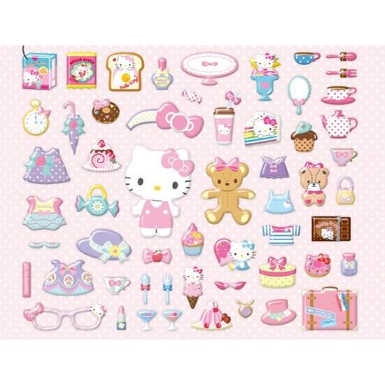 Sanrio Characters Cake House Sticker Hello Kitty, a Popular Character In Korea