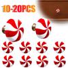 10-20 шт. Рождественская ручка-кнопка, рождественская конфета, украшение на рождественскую елку, подвесные конфеты, украшение для праздничного украшения