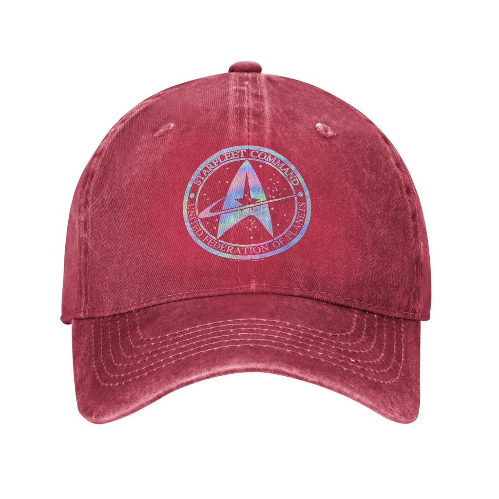 Stars Treks Starfleet ComUnisexd Hologram Fill Sun Baseball Cap Unisex Adult Spring Fashion Tennis Skate Sunscreen Baseball Caps