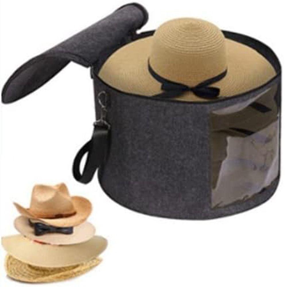 Ящик для хранения оконной шляпы, крышка на молнии, контейнер для ковбойской шляпы, удобный контейнер для хранения одежды на открытом воздухе