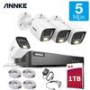 ANNKE 5 Megapixel Color Night Vision Set of Video Surveillance Cameras