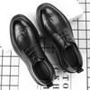 Fashion Summer New Perforated Lightweight Lace Up Comfortable Casual Leather Shoes Fashion Brand Men's Blok Carved Casual Oxford Shoes