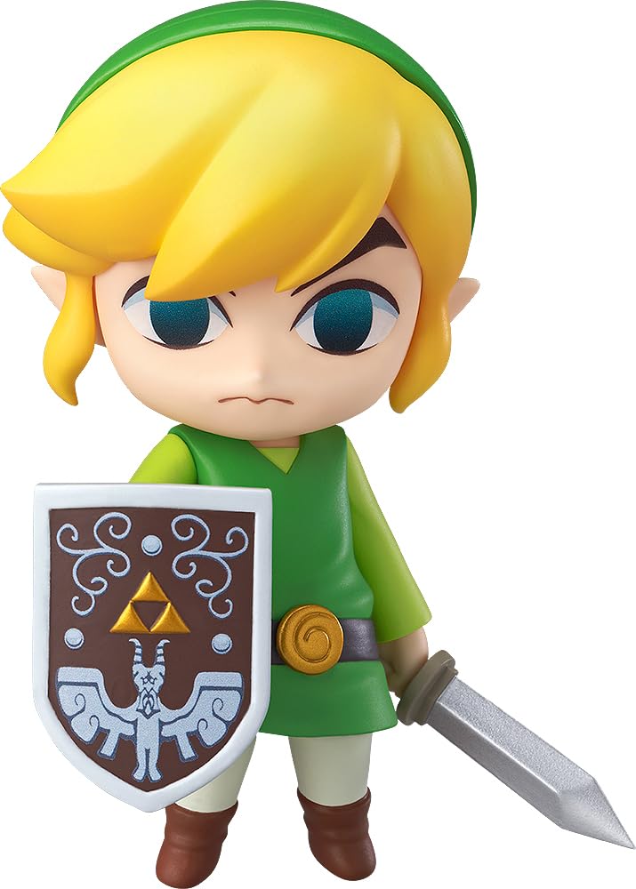 Good Smile Company Nendoroid The Legend of The Wind Waker HD Линк Вейкер Пластиковая Раскрашенная Подвижная Фигурка Зельда (Ветер Вер.) Немасштабируемый (Переиздание)