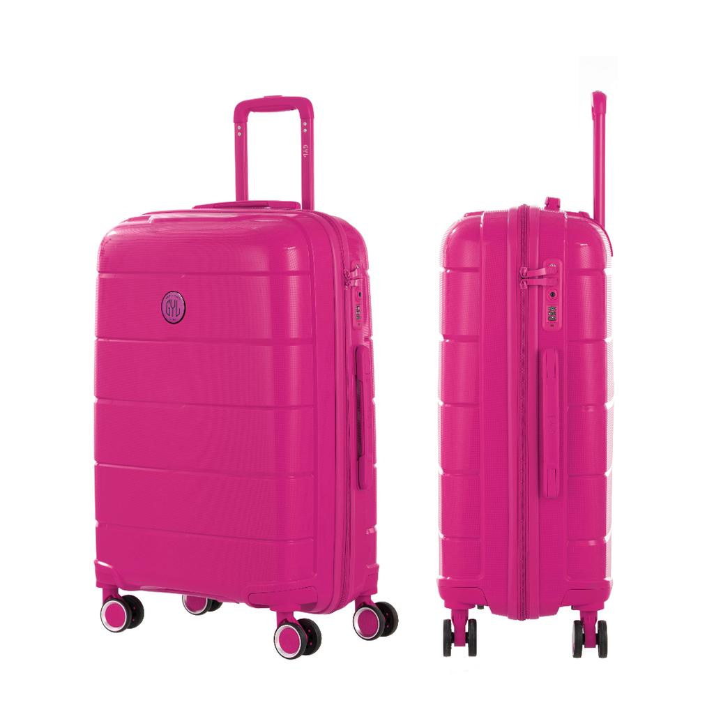 VALISE RIGIDE FUCHSIA CH3 CABINE (TAILLE S)