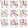32-inch Rainbow Cloud Aluminum Film Digital Balloon Set for Baby Birthday Rainbow Children's Birthday Party Decoration and Arrangement