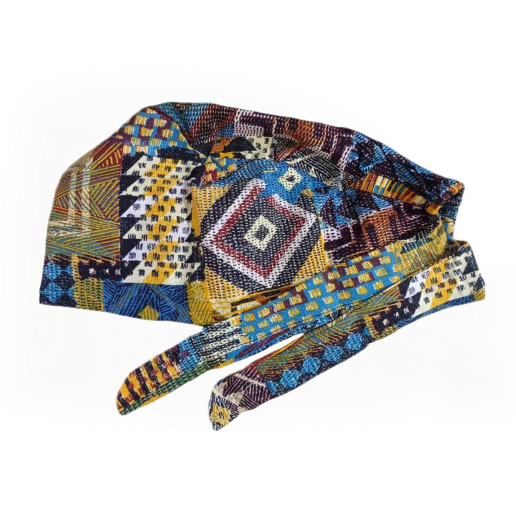 Хлопковая хирургическая и кухонная шапочка с цветочным и животным принтом