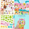 Made In Korea, KC-Certified – Pinkfong Bag Sticker Set (Café Play / Market Play) 3 Options