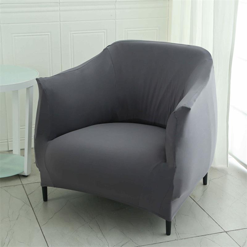 Все включено Чехол на кресло-бочку Защита мебели Эластичная ткань Чехол на кресло с подлокотниками Диван Чехол для дивана Интернет-кафе Бар Офис Диван Накидка