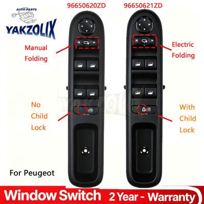 96650620ZD 96650620ZD Master Driver Side Power Window Switch For Peugeot 3008 5008 2009 2010 2011 2012 2013 2014 2015 2016