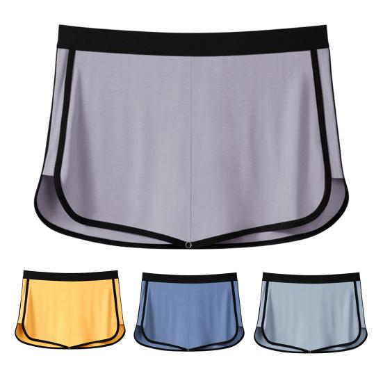 Мужские шорты, нижнее белье с треугольной подкладкой, эластичным поясом, двухслойный дизайн, брюки 3 в 1