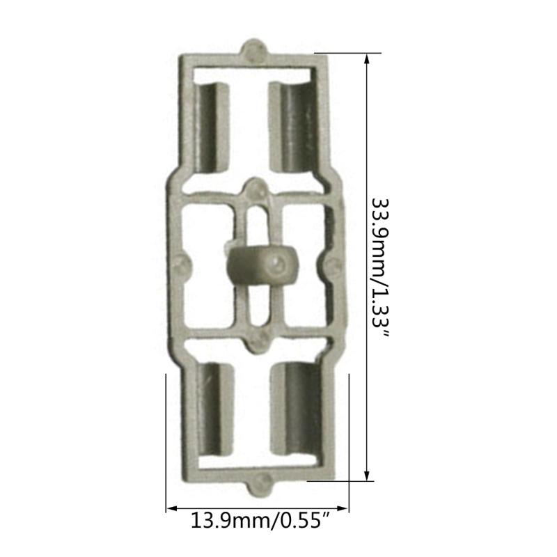 Зажимы для уплотнителей, подходящие для зажима для уплотнения двери R46, спереди и сзади 51717006757, крепление капота двигателя, пластиковая крепежная прокладка
