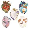 Unique Creative Heart Series Organ Love Heart Brooch Fashion Accessory For Clothing And Bags