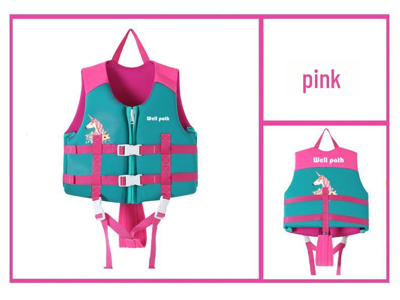 WELLPATH Kids' Swim Vest: Large Buoyancy Life Jacket for Boys & Girls' Swimming Assistance