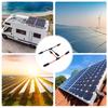 Solar Power Panel T Connector Cable Set 30A High Voltage Branching Wires 6mm2 PV System Extensions Simple Installation