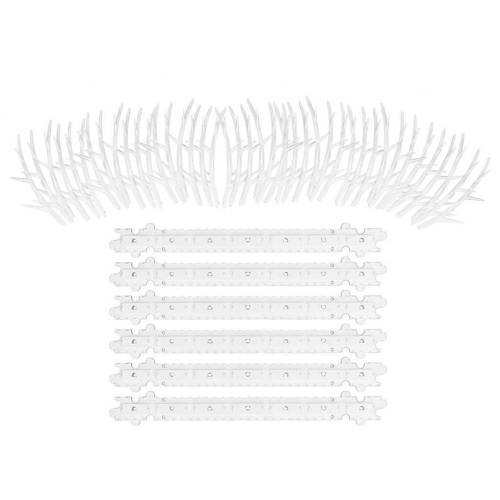 30cm Bird Deterrent Spikes Plastic Bird Repellent Spikes for Fence Roof Mailbox Window