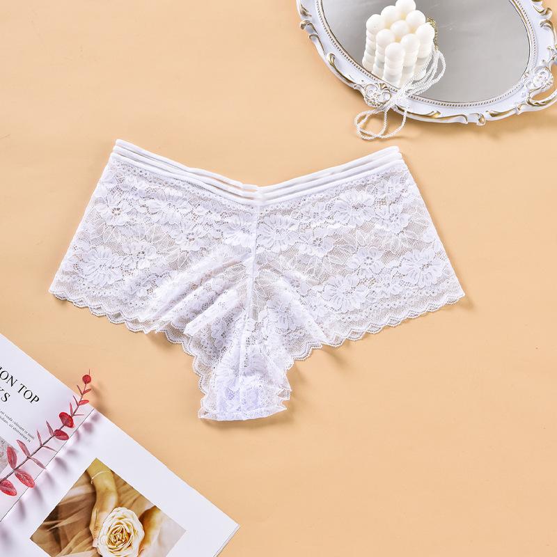 CFSC Women's Large Size Underwear Solid Color Print Lace Underwear