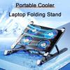 Portable Laptop Cooling Stand Notebook Cooler Base Stand Usb 2/4 Fan For Macbook Suportor Notebook Radiator Gamer 11-17.3in Laptop Air Cooling
