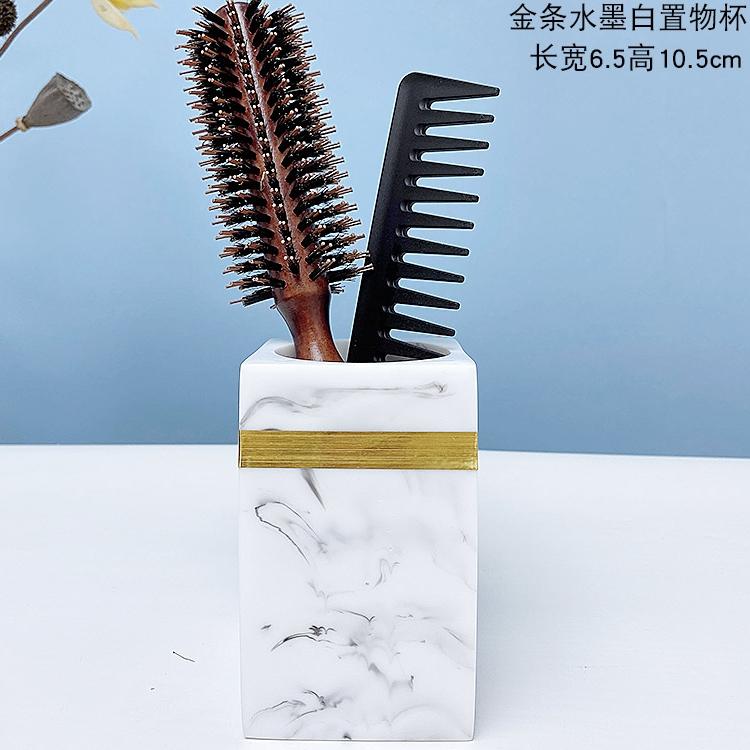 Набор туалетных принадлежностей из смолы, набор для мытья посуды, мыльница, стаканчик для ополаскивателя полости рта, держатель зубных щеток, стаканчик для хранения бутылочек с лосьоном, поднос для хранения