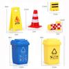 Parking Crossbar Kids Cognition Road Signs Street Scene Model Road Block Fences Mini Traffic Cones