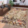 Washable Printed Carpet RVGHOME1107