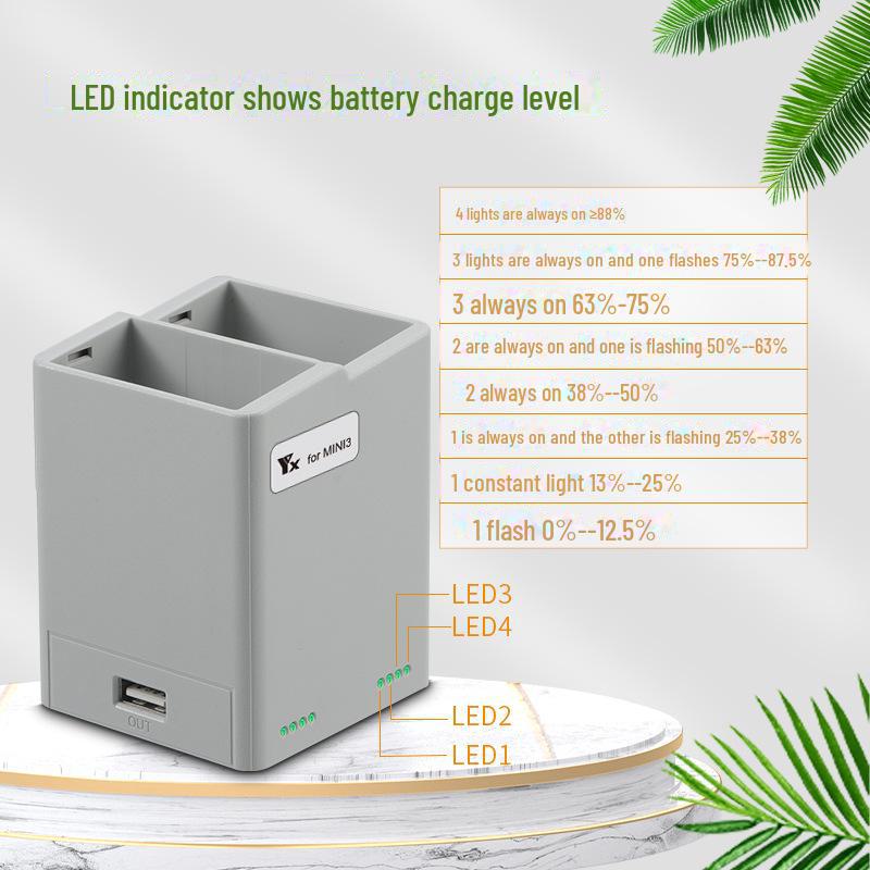 DJI MINI3 Pro Двусторонняя зарядка через USB Power Bank