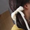 French Style Satin Bow Hair Clip Solid Color Women Hairpin Elegant Bow Ribbon Hair Clip  Girls