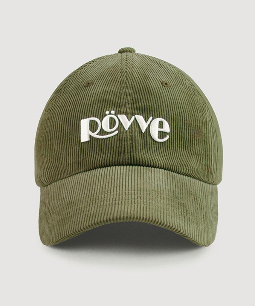 Вельветовая кепка с логотипом ROVVE (Хахи)