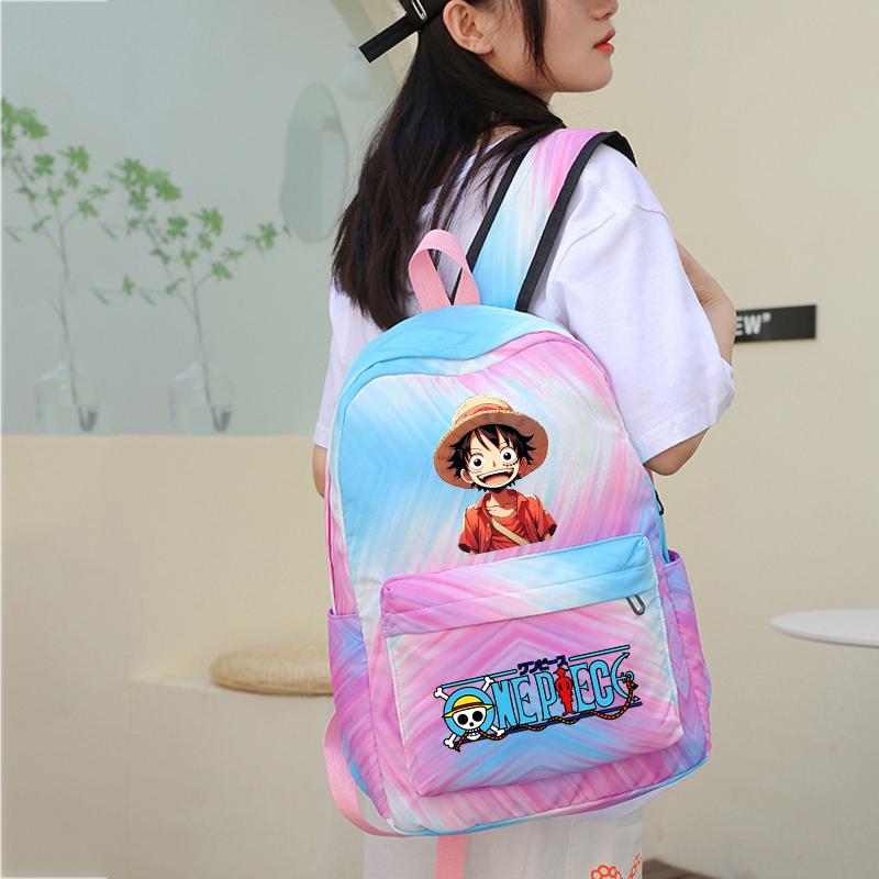 3 шт./компл. аниме цельный рюкзак большой емкости кавайный рюкзак с ланчем сумка пенал для девочки мальчика подростка школьная сумка дорожная сумка рюкзак