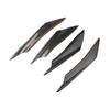 4Pcs EVO Style Car Front Bumper Canards Body Modification Bumper Fins  Gear Shifter Upgrade