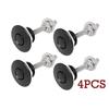 4pcs Black Push Button Quick Release Car Bumper Hood Pin Bonnet Lock Latch Clip For All Car Models