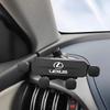 Гравитационный держатель-подставка для телефона в автомобиль Для Lexus RX330 IS250 Ct200h ES300h RX350 UX Автомобильный вентиляционное отверстие 360 градусов Вращение Держатель для мобильного телефона