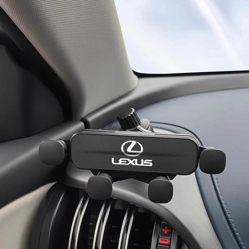 Гравитационный держатель-подставка для телефона в автомобиль Для Lexus RX330 IS250 Ct200h ES300h RX350 UX Автомобильный вентиляционное отверстие 360 градусов Вращение Держатель для мобильного телефона