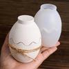 Easter Egg Candle Jar Silicone Molds with Lid Succulent Pot Storage Box Scented Candle Cup Set Resin Mould Craft Gift Home Decor