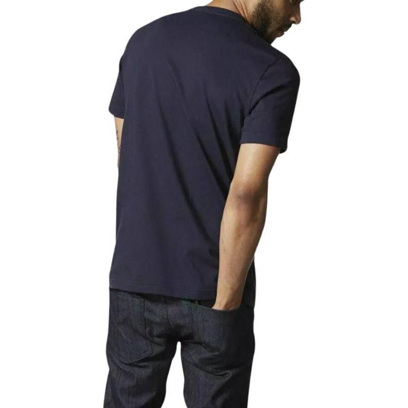 Adidas Футболка-пуловер с коротким рукавом и принтом логотипа Originals, мужская, синяя, AY7710