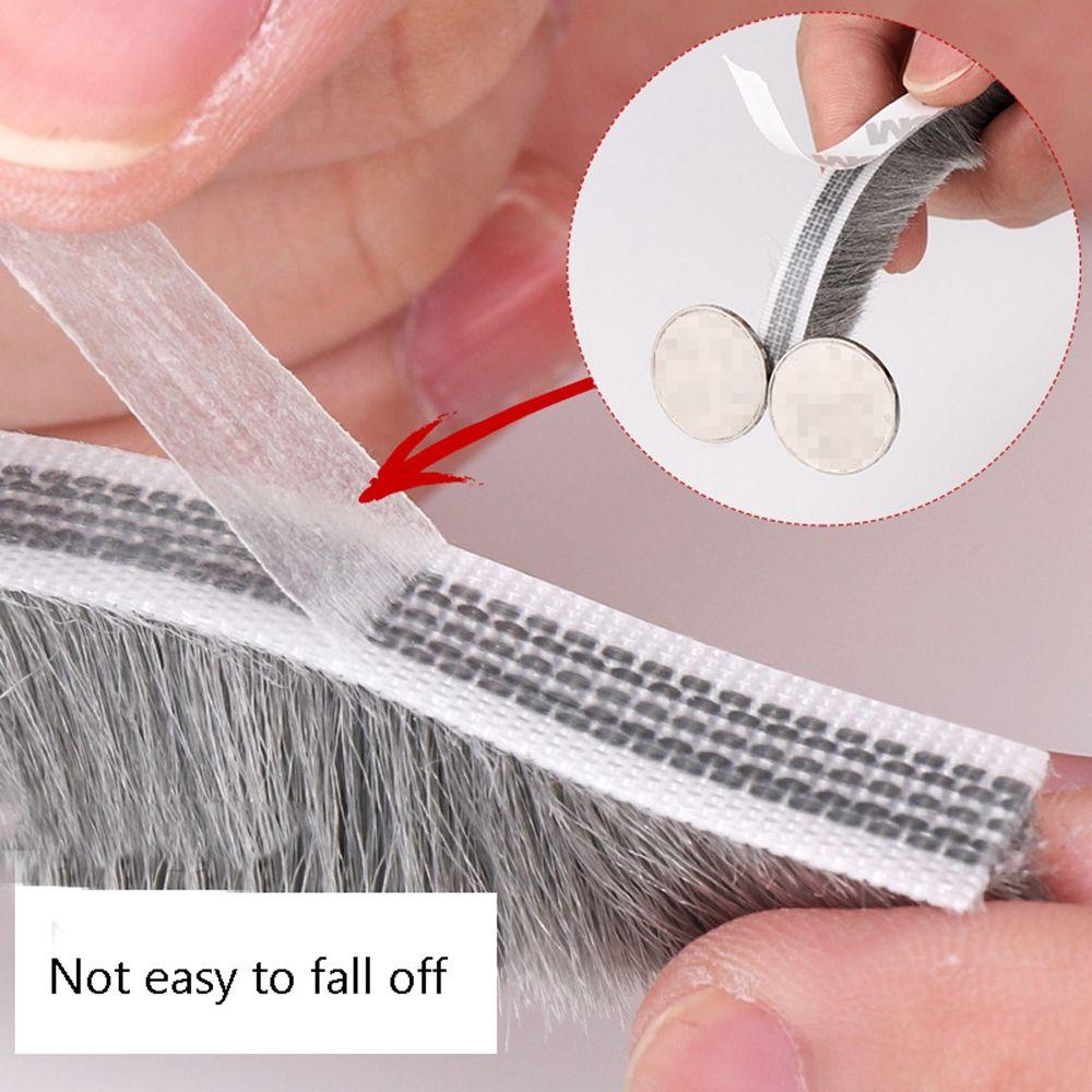 5 метров пылезащитная самоклеящаяся уплотнительная лента щеточная полоса аксессуары для дверей и окон погодозащитная лента